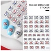 Embossed Sticker Celebrating The Year Of The Dragon Nail Art Stickers Eye-catching 2024 Lunar New Year Accessories Sticker Lucky 6
