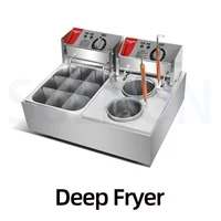 Commercial Kanto Cooking Machine with Fried Basket and Noodle Cooking Stove Multi functional Fried Pot Commercial Snack Equipmen 1