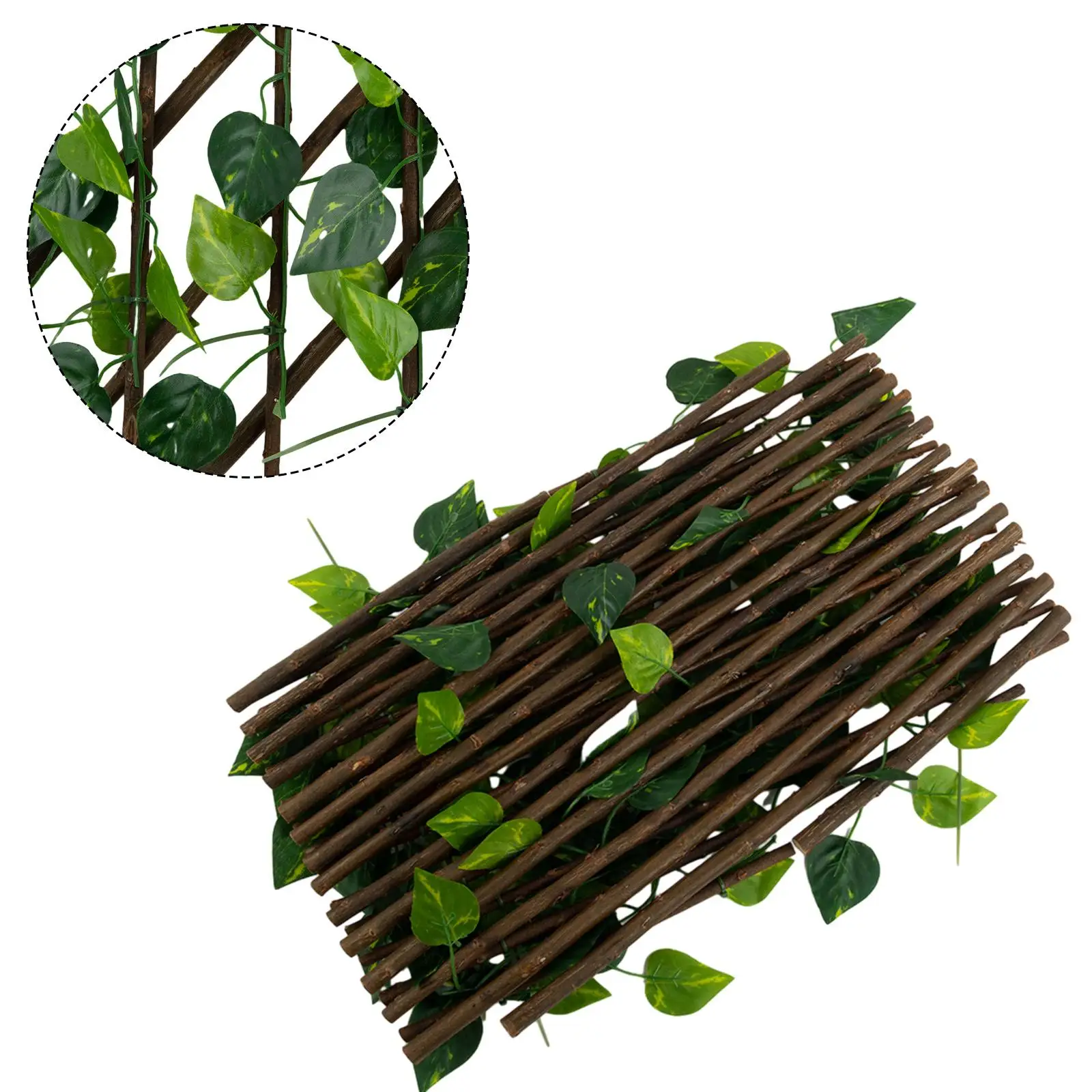 Artificial Ivy Fence Expanding Trellis Garden Screening Fence Privacy Screen Artificial Ivy Leaves Simulated Leaf Plant artificial plants artificial fence panels