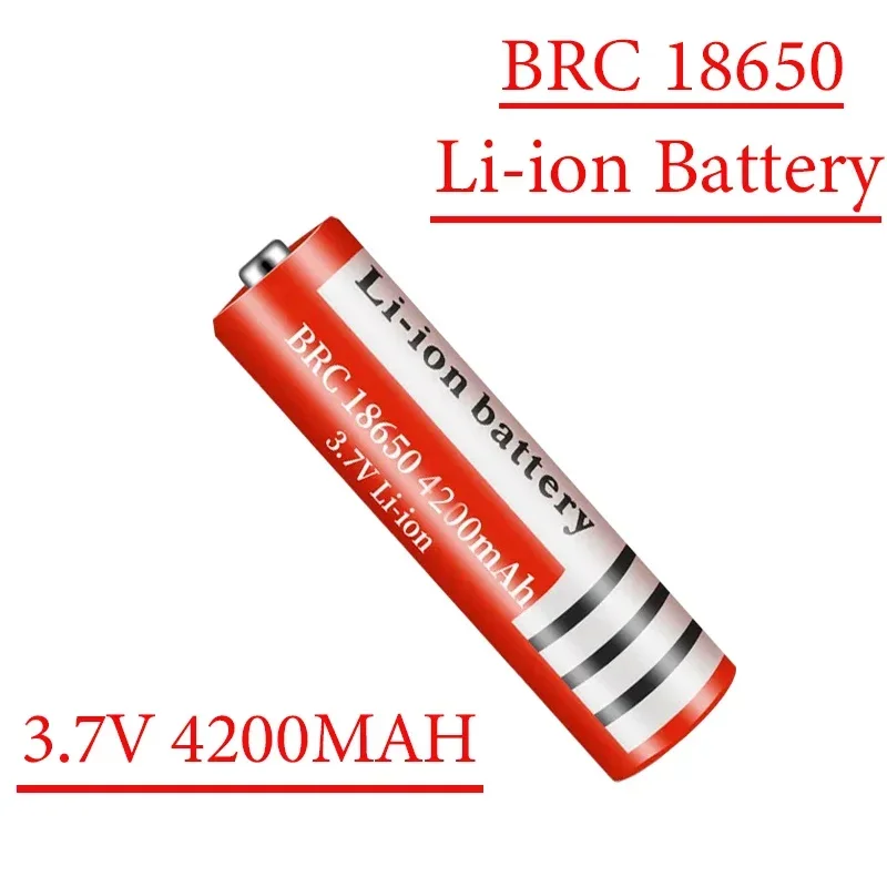 

Free Shipping 18650 Battery BRC 18650 3.7V 4200MAH Lithium-ion Rechargeable Battery Suitable for Toy Shavers and Screwdrivers