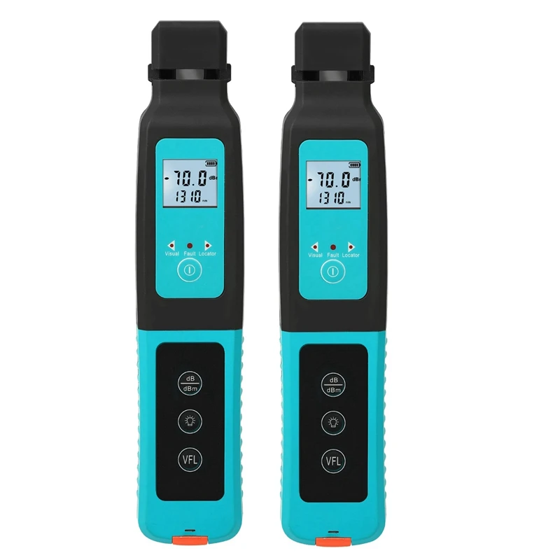 

2X Fiber Optical Identifier 800-1700Nm Live Fiber Identifier Built In 10Mw Visual Fault Locator SM MM