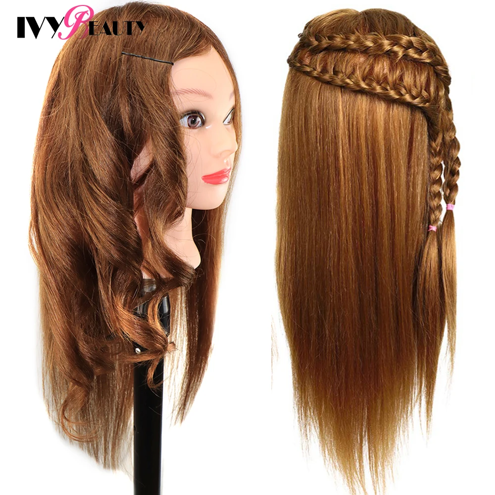 Cosmetology Mannequin Head Hair Styling Hairdresser Training Human