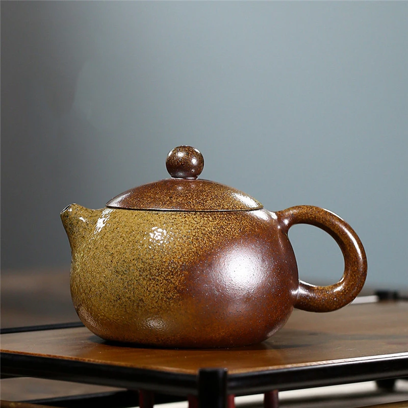 

260 мл антикварный Фиолетовый Глиняный Чайник из исинской глины, женский Красивый чайник ручной работы под заказ, чайник с фильтром, китайский чайный инфузор Zisha