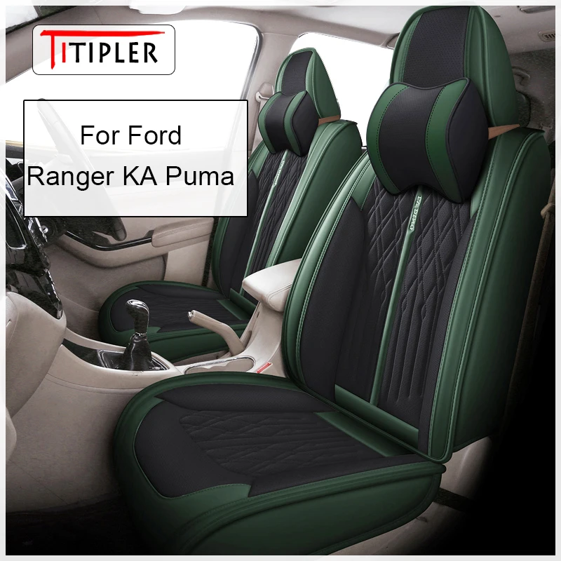 

TITIPLER Car Seat Cover For Ford Ranger KA Puma Auto Accessories Interior (1seat)