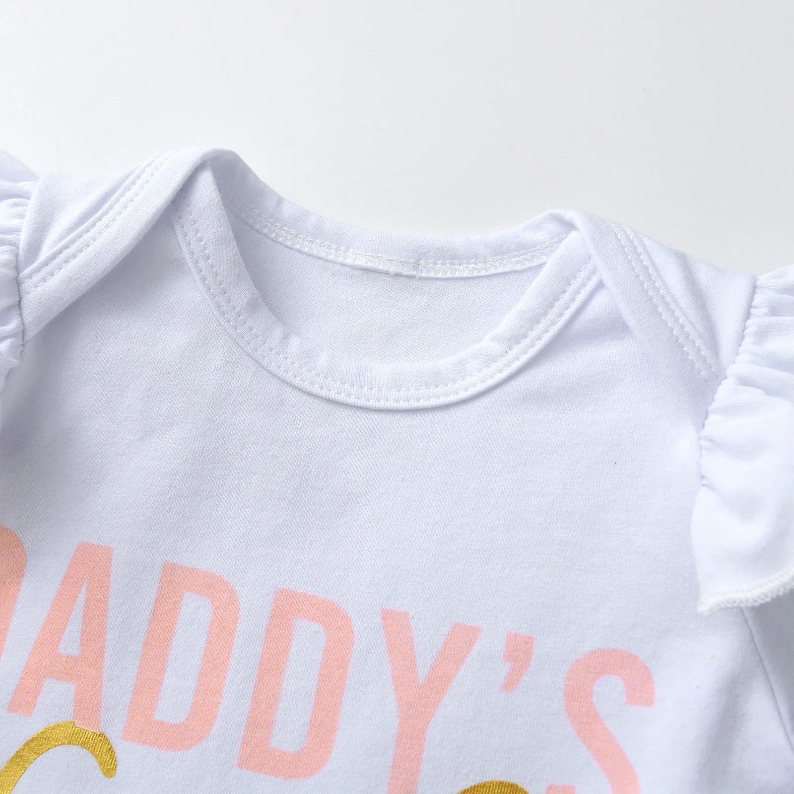 Baby Girls Cotton Bodysuit & Pants Set 3