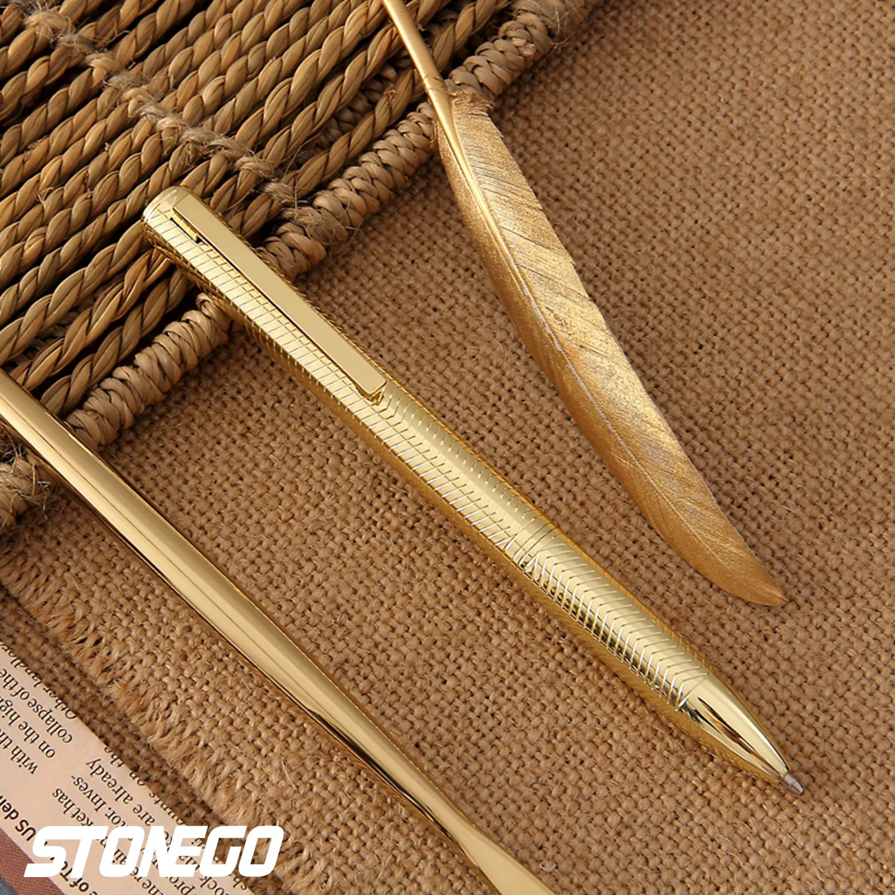 STONEGO موضة تويست رولربال أقلام ، كابليس معدن الك...