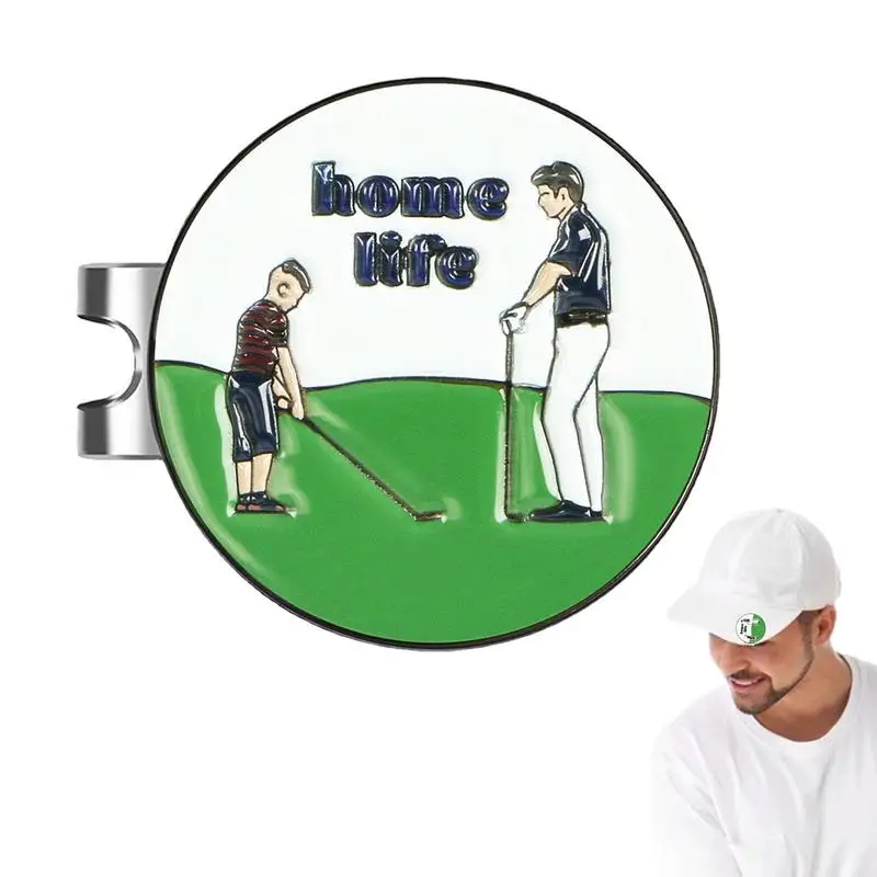 Magnetic Golf Marker Caps Clip Golf Scene Marker Holder For Secure Metal Ball Markers In Place Ball Hat Clip