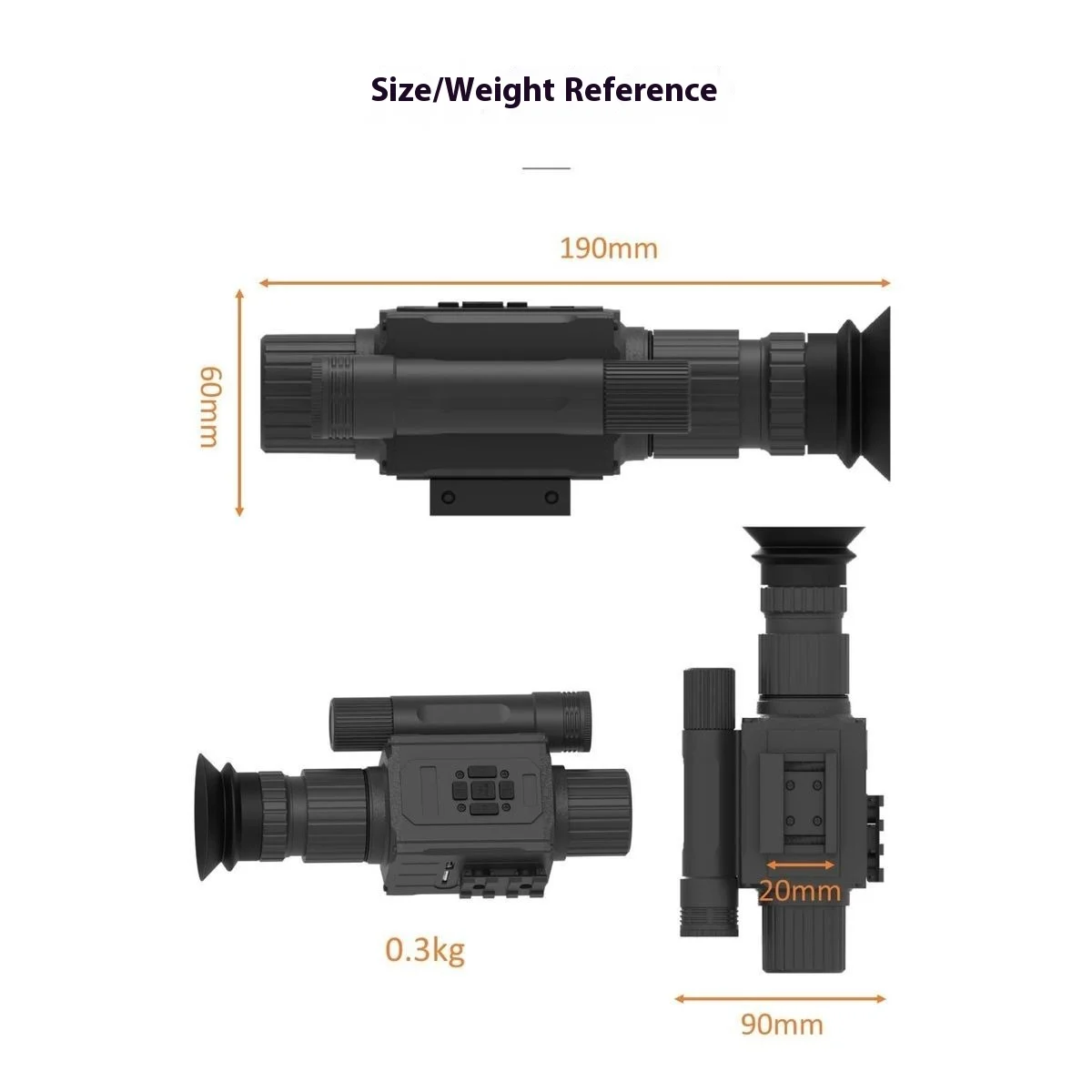 Digital Hunting Rifle Sight 6