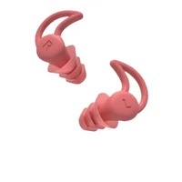 【58】Silicone Earplugs Sound Insulation Earplugs Three-layer Waterproof Swimming Earplugs Super Sound Insulation Noise Reduction 1