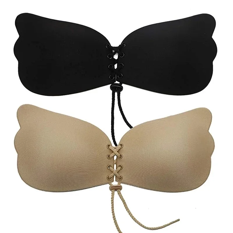 Seamless Self Adhesive Fly Bra Strapless Push Up Bra Wireless