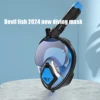 Professional Snorkeling Diving Mask Underwater Scuba Full Face Snorkel Mask Anti Fog Goggles for Kids Adult Swimming Equipment 5