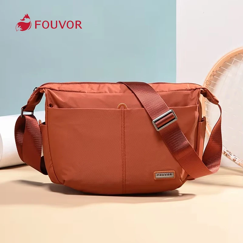 Fouvor Women's Crossbody Bag 2025 Trend Multiple Pockets Oxford