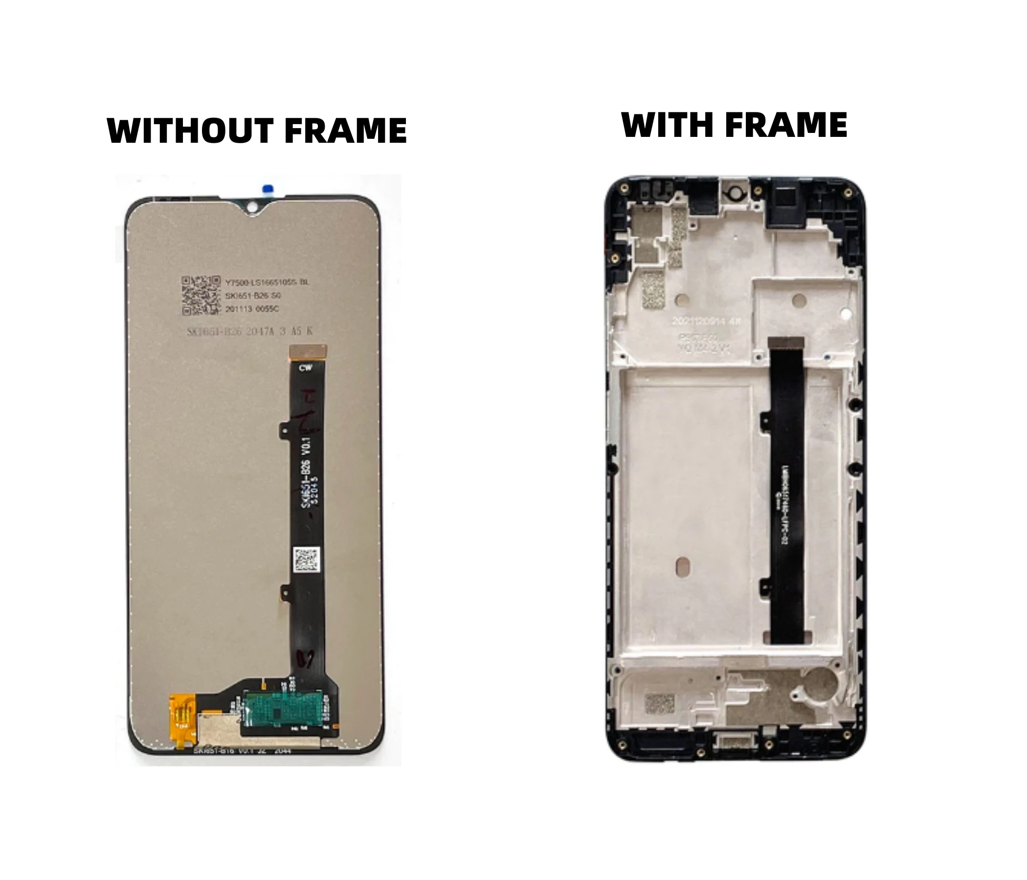 6.52 inches Lcd For ZTE Blade A51 2021 Display Touch Screen Digitizer Panel Assembly for ZTE Blade A71 2021 Screen A7030 LCD