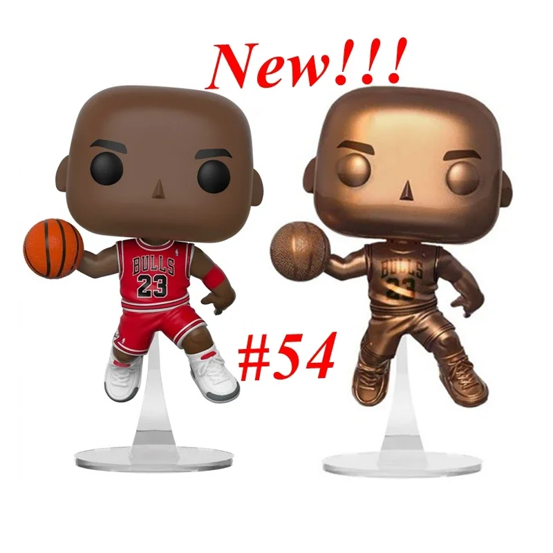 Funko Pop Basket Michael Jordan 54 # Gold Action Toy Figure Super Basketball Stars Modello Esclusivo Bulls 23 Collection Model