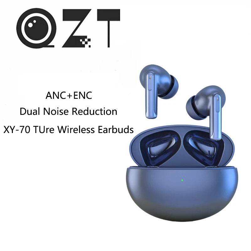 

QZT XY-70 Wireless Bluetooth Headphones Wireless Sport Bluetooth Earphones Wireless Sport Touch Control Headphones ANC ENC TWS