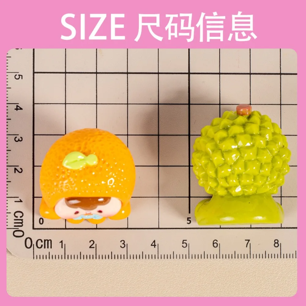 ミニチュアの置物,果物,イチゴ,オレンジ,持久力,樹脂人形,家の