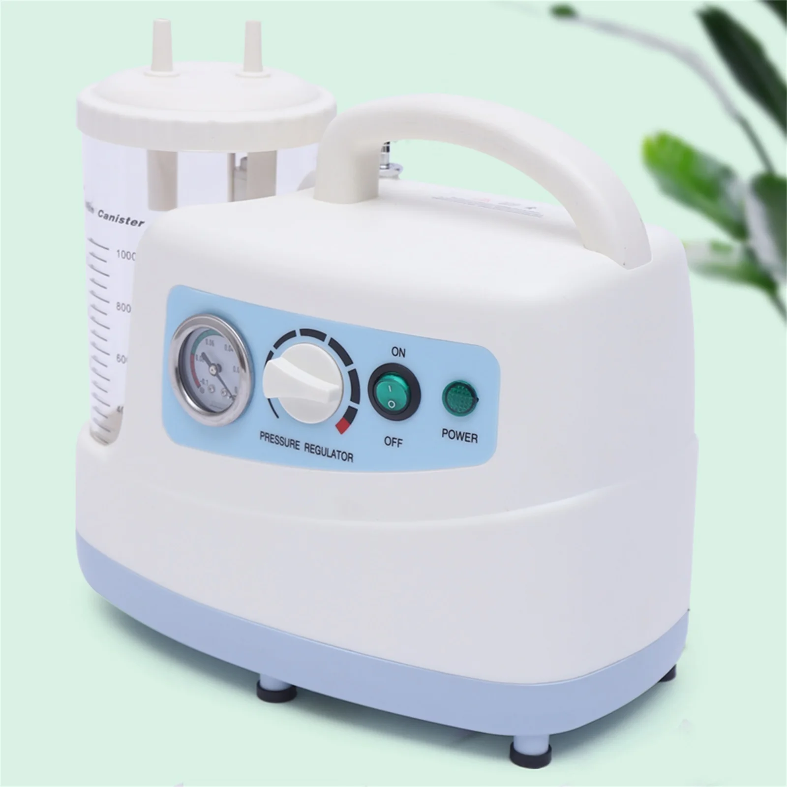 

Portable Sputum Suction Quiet Suction Unit with 1000ml Bottle Surgical Aspirator Machine For Medical Dental