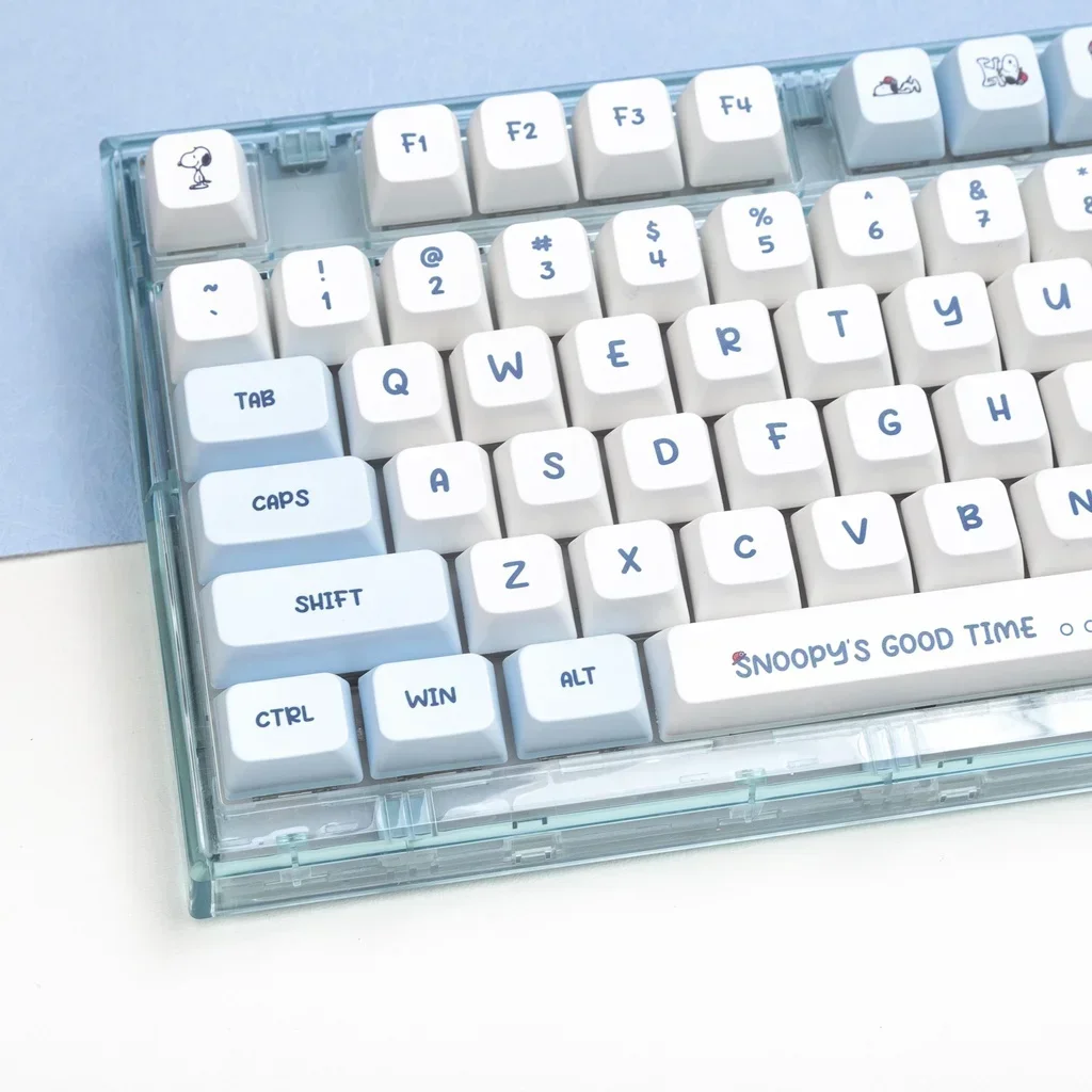 

Korean Keycaps Anime Kawaii Cartoon Keycap JDA Profile Full Set of Pbt Sublimation DIY Cute Style Keyboard Cap Gift