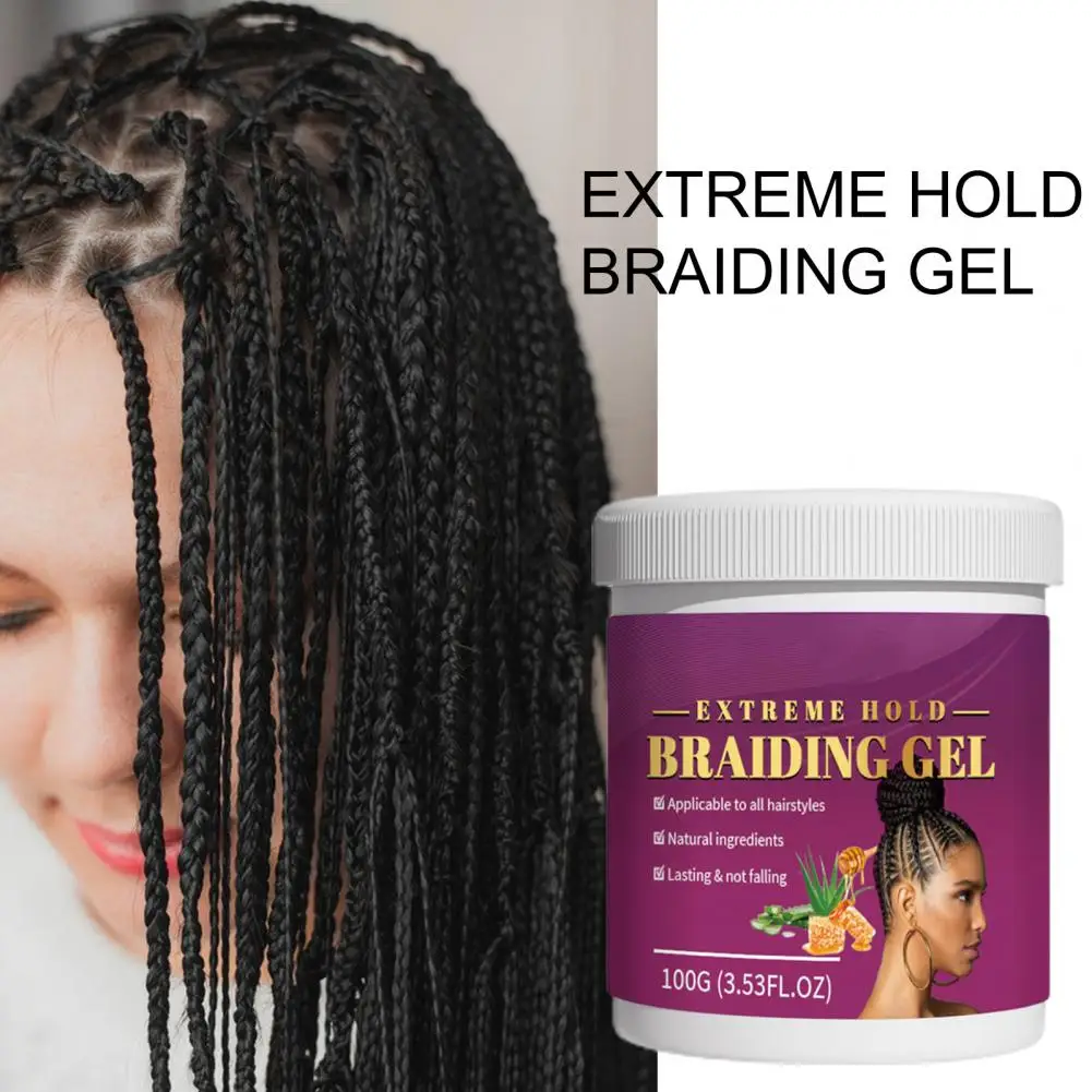 

100g Hair Styling Wax Reduces Hair Damage Anti-hair Fall Moisturizing Strengthen Brightness Strong Hold Dreadlock Styling Cream
