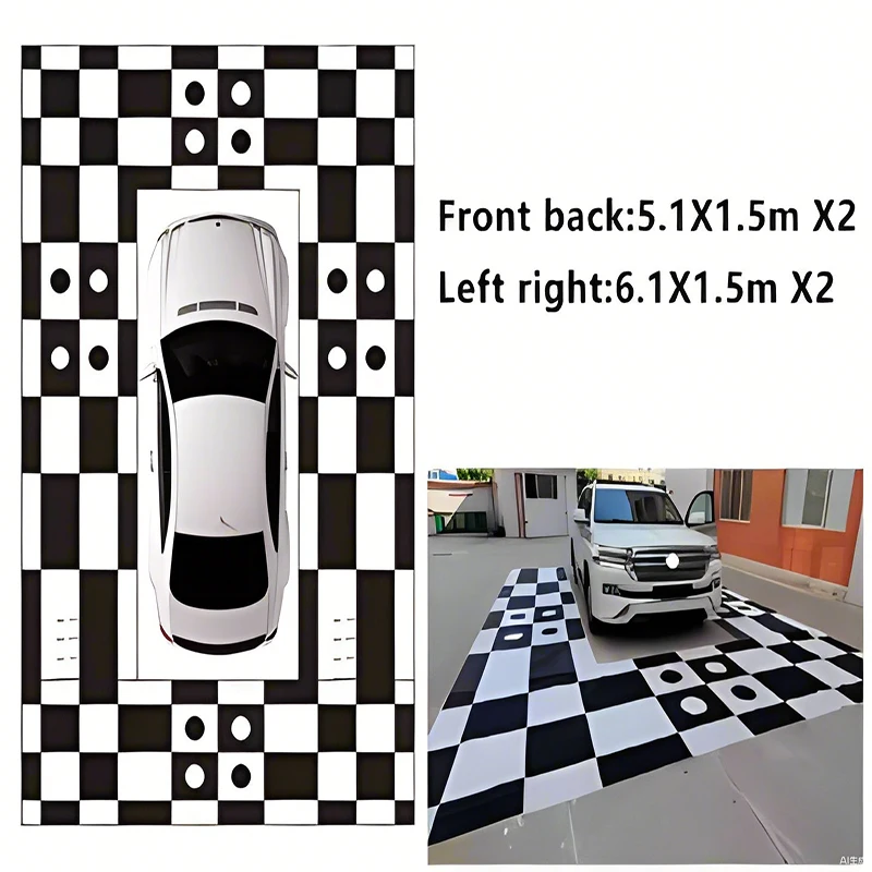 Super 3D calibration cloth 360 panoramic splicing cloth debugging suitable for automotive 360 panoramic system
