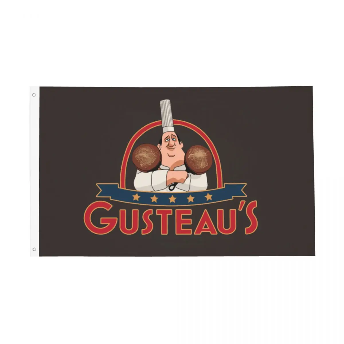 Gusteau'S Any Can Cook Ratatouille Flag Outdoor Banner Chef Cooking Decorazione Culinaria Double Sided 60X90 90X150Cm Flags