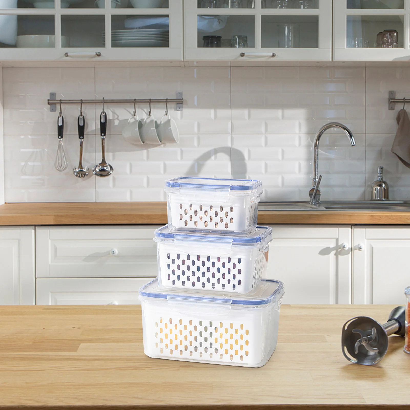 

Refrigerator Organizer Fridge Storage Bins Vegetable Containers Plastic Drawers