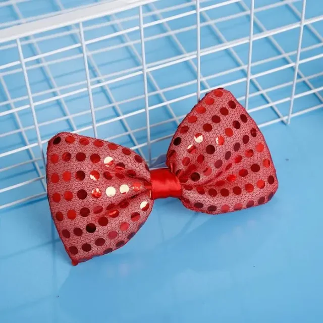 LED Sequin Tie and Light up Bow Tie 6