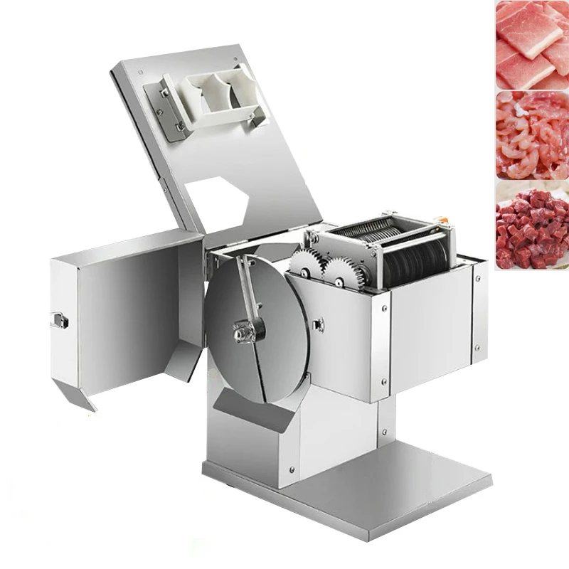

Commercial Meat Slicer For Pork Beef Chicken Shredding And Dicing Machine Stainless Steel Meat Cuting Machine 220V 110V