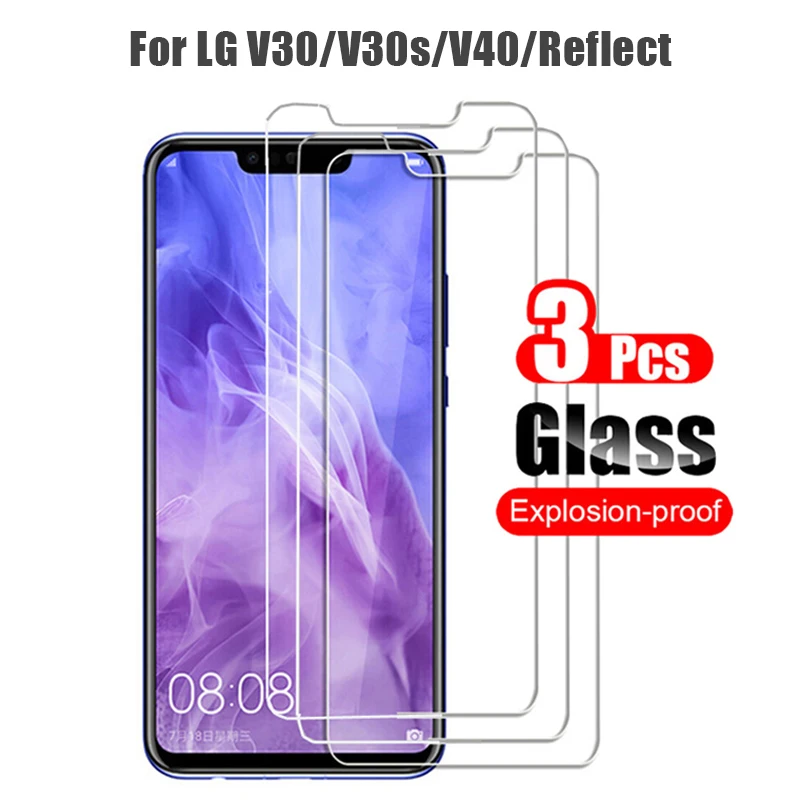 Закаленное стекло 9D для LG V40 ThinQ V30S V30 Plus 3 шт. |
