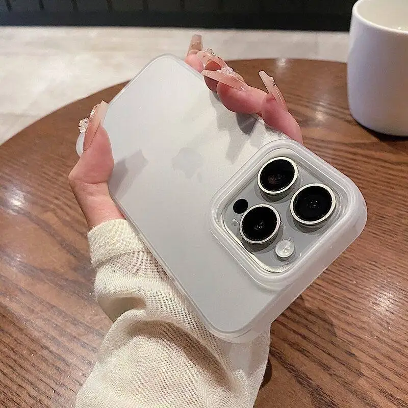 thumbnail image 1 of Soft Matte Candy Transparent Phone Case For iPhone 11 12 13 14 15 16 Pro Max X Xs XR 8 7 Plus Shockproof Silicone Bumper Cover, 1 of 4