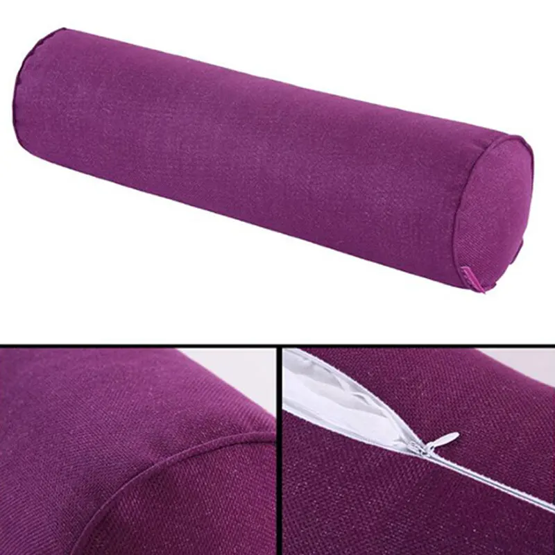 Cotton Linen Cylindrical Pillow Case Image 13
