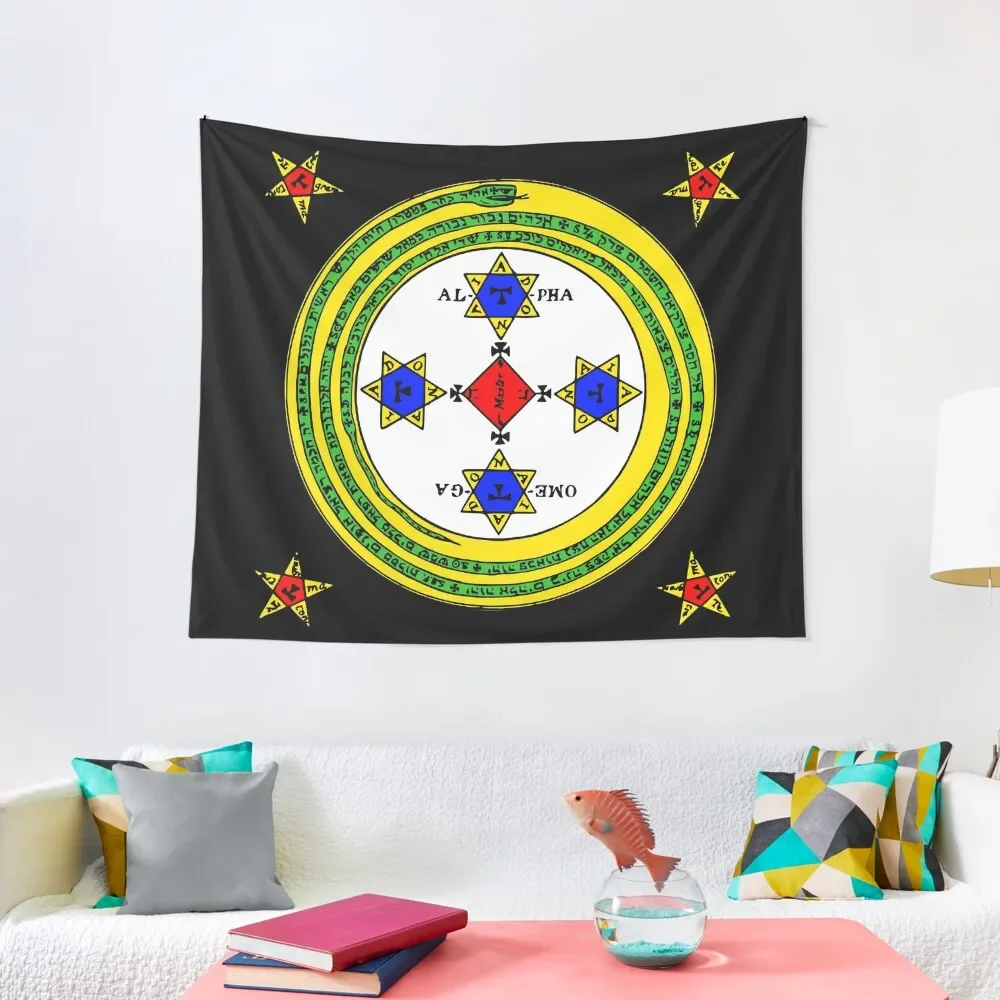 

SUMMONING CIRCLE - COLOUR / BLACK Tapestry Decorations For Room Decoration Bedroom Tapestry
