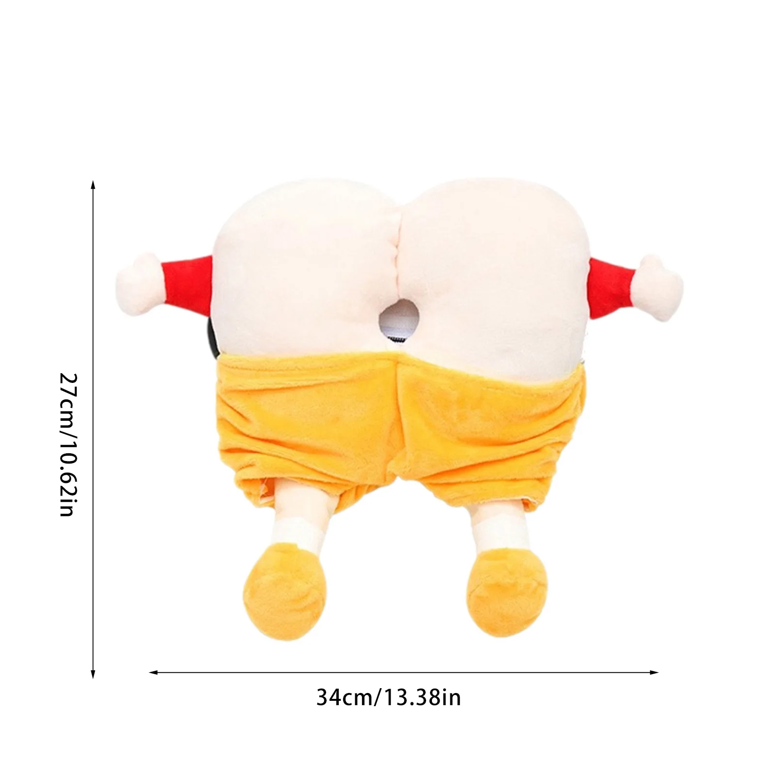 Plush Tissue Holder Cartoon Tissue Cover Hangable Car Plush Cover Paper Holder Napkin Box For Car Home Bathroom Kitc