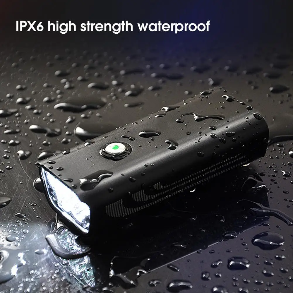 

Bike Headlights Strong Light Water-resistant Aluminium Alloy Anti-deformation Front Light Cycling Accessory