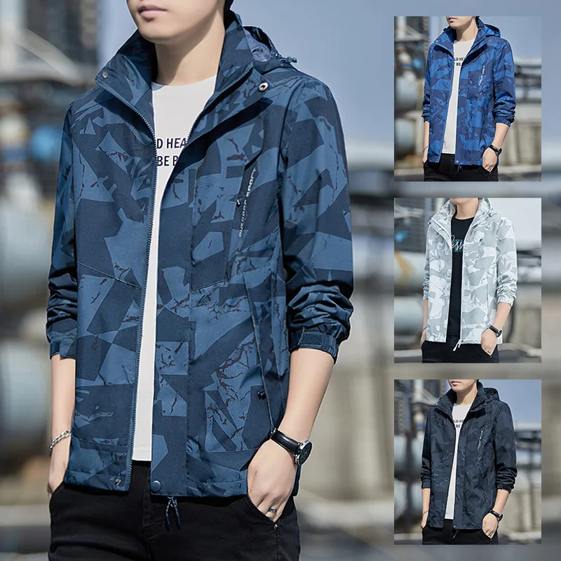 

Men's Outerwear New Autumn Casual Jacket Hooded and Fashionable Sprinter Couple Style Sports Daily