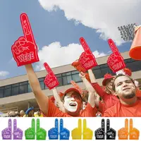 Cheer Up Foam Fingers For Sports Number 1 Cheer On Cheerleading Props Hand Finger Gloves 18 Inch Sports Cheer Fan Finger 2