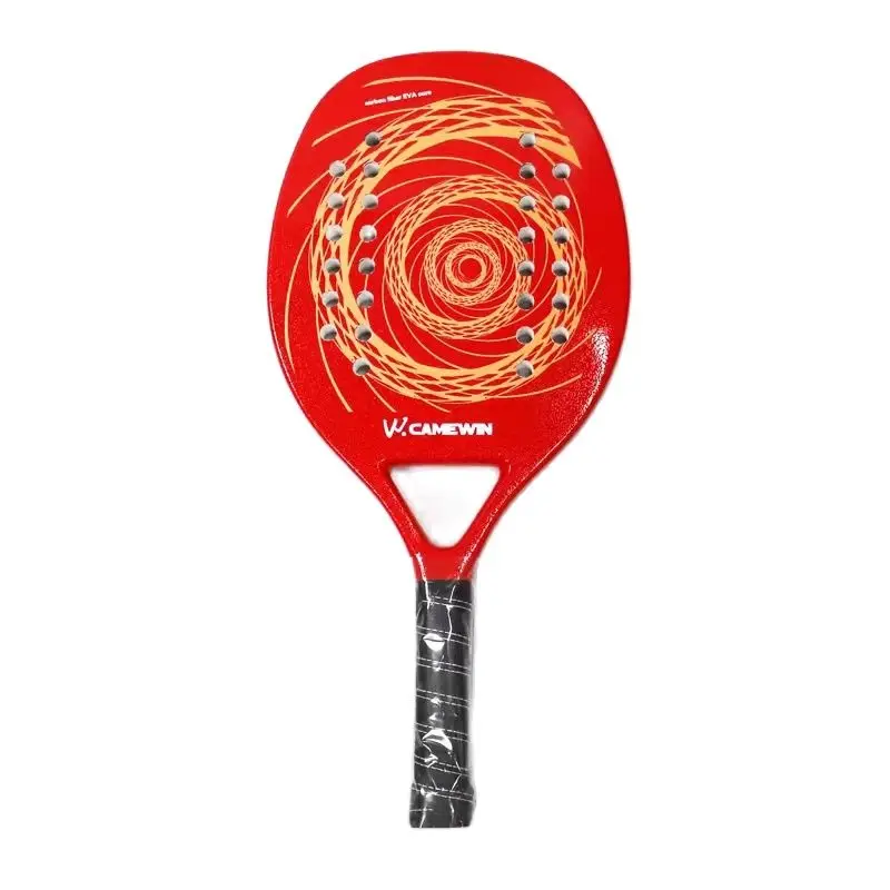 2021 Adult Professional Full Carbon Beach Tennis Paddle Racket Soft EVA Face Raqueta With Bag Unisex Equipment Padel Camewin