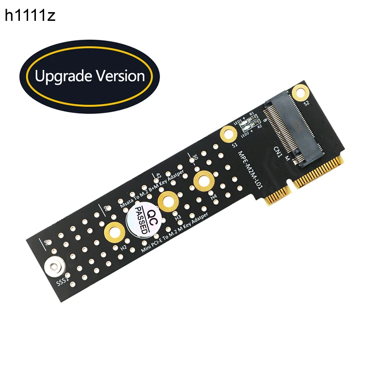 

Переходник M.2 NVME SSD на Mini PCIE, переходник, плата преобразователя, карта, поддержка 2230 2242 2260 2280 Key M NVME M.2 SSD для настольного компьютера
