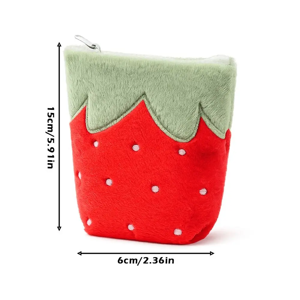 다기능 연필 케이스 딸기 모양 대용량 문구 파우치 스탠딩 문구 정리함 개학 준비물
