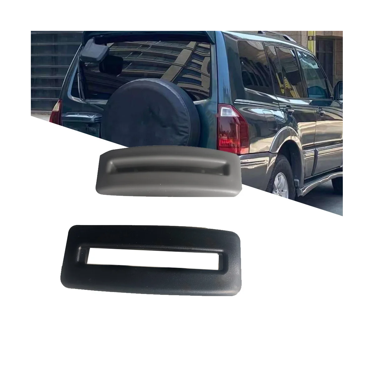 MR610573 2Nd Row Seat Back Recline Knob Frame for Mitsubishi Montero 2001-2006 MR610572 Middle Seats Slide Lever Black