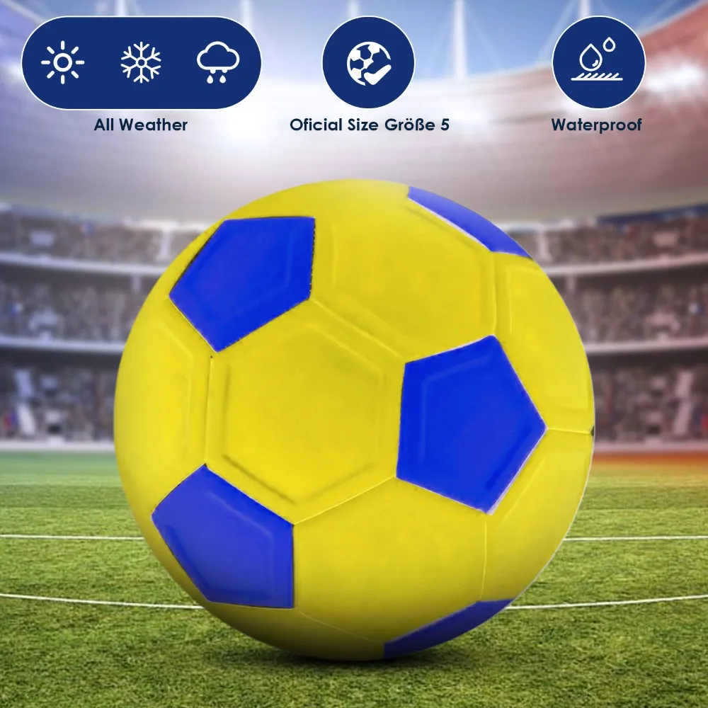 Precision Glide Soccer Ball - Official Size 5 Premium Training Ball