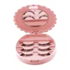 Acrylic Cute Bow False Eyelash Storage Box Makeup Cosmetic Mirror Case Organizer 1