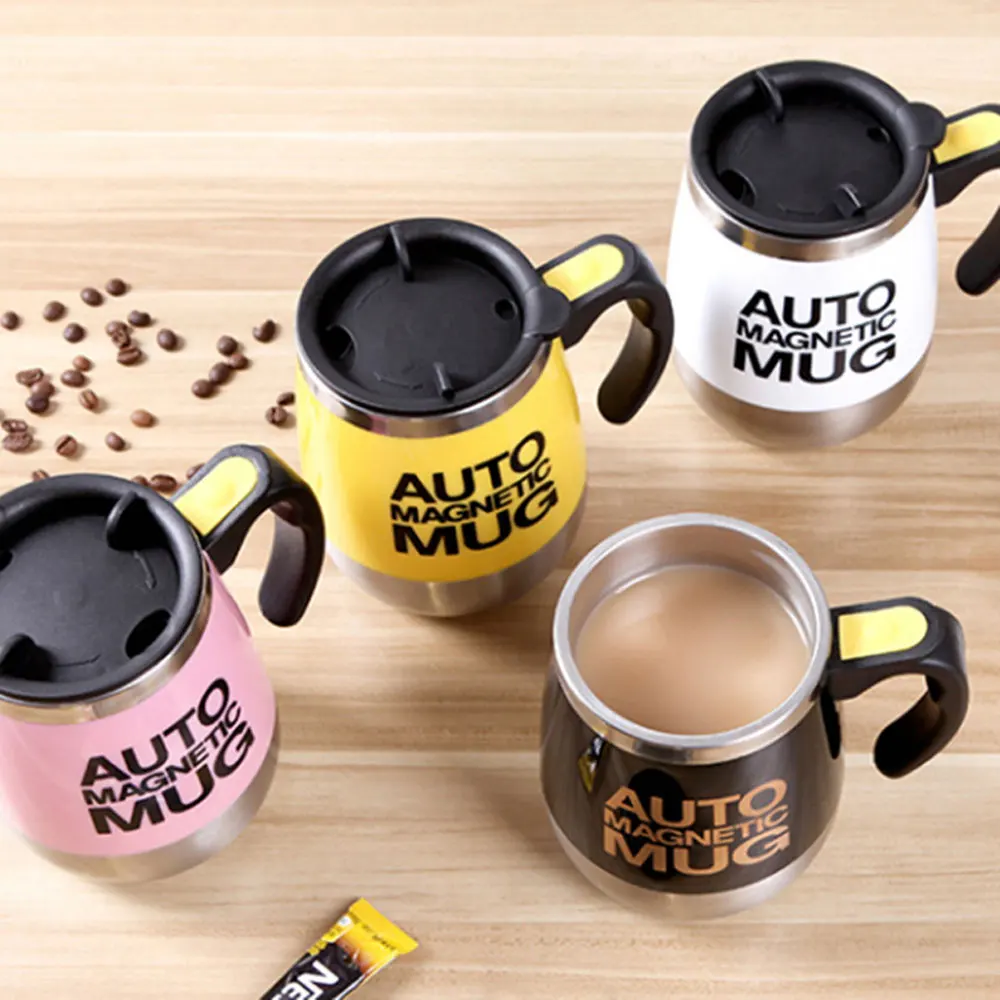 Wholesale! Fedex Free Shipping 48Piece/lot 14Oz The Skinny Moo Mixer -  Battery-operated Chocolate Milk Mixer self stirring mugs - AliExpress