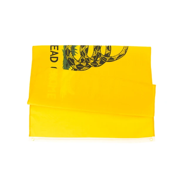 Don't Tread On Me Gadsden Flag – 3x5 Ft Yellow Tea Party Flag, Polyester, USA Made 4 thumbnail image