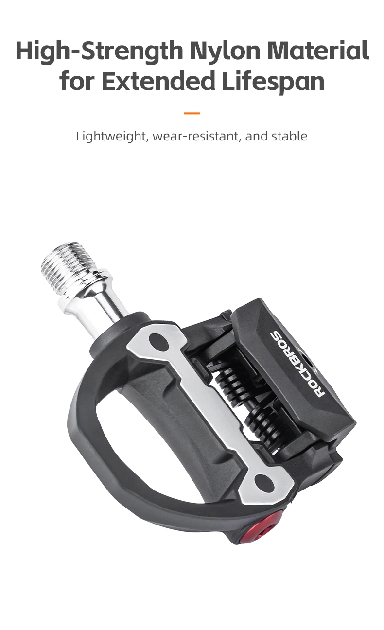 ROCKBROS SPD Road Bike Clipless Pedals w/ Cleats Bearing Bicycle