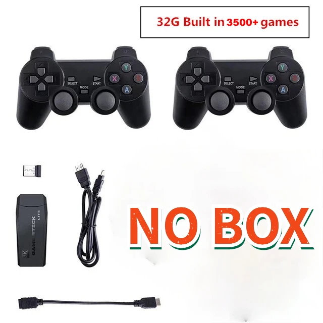 Video Game Console 64G Built-in 10000 Games Retro handheld Game Console Wireless Controller Game Stick For PS1/GBA Kid Xmas Gift 
