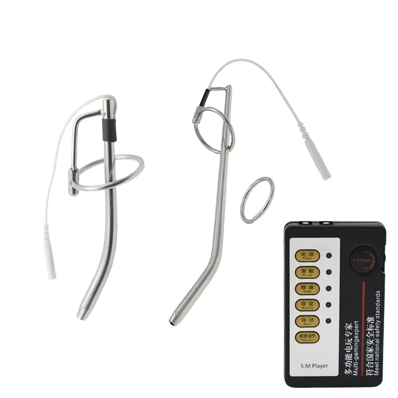 Electro Shock Catheters Sounds Horse Eye Penis Plug Masturbation Rod Body Pulse Massage Urethra Sounding Dilator Prince Wand