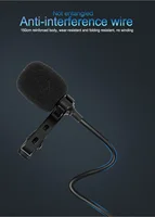 Clearance_MC01 Portable 1.5m Wired Mini Microphone Type C For Phone PC Laptop Metal Clip-on Lavalier USB mic 3.5mm Condenser Mic 5