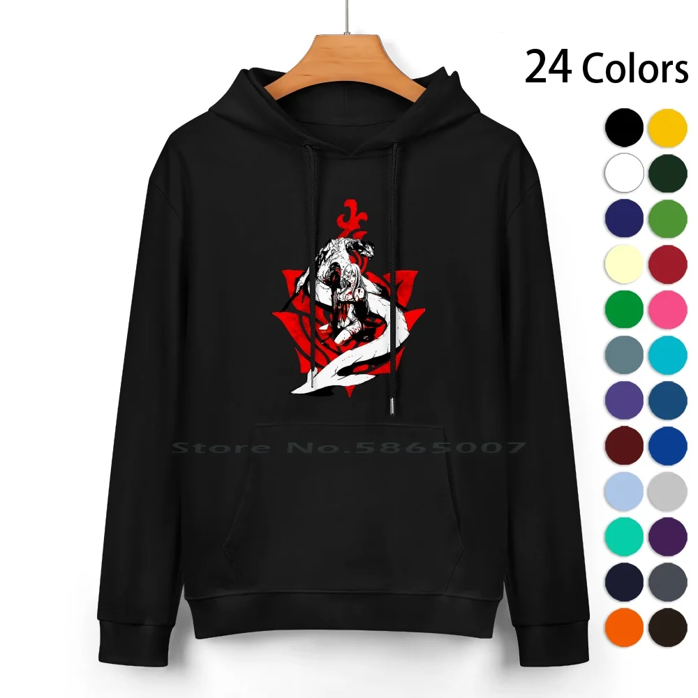 Felpa Con Cappuccio Zero E Michail In Puro Cotone Maglione 24 Colori Drakengard 3 Zero Intoners Square Enix Videogioco Nerd Geek Drag On