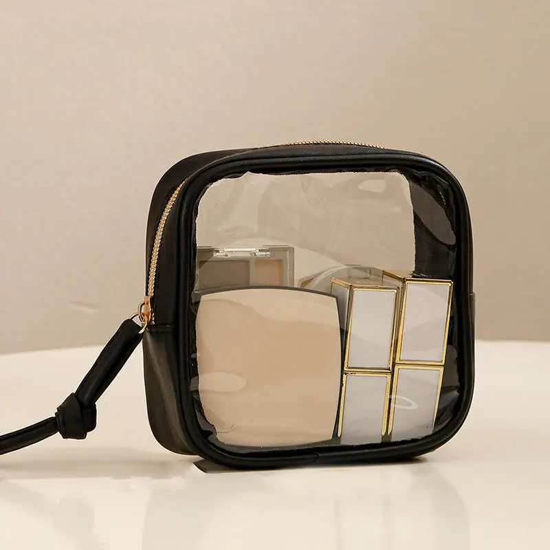 Waterproof Cosmetic Bag Portable Portable Cosmetic Storage Bag Large Capacity PVC Transparent Wash Bag Travel Storage Bag